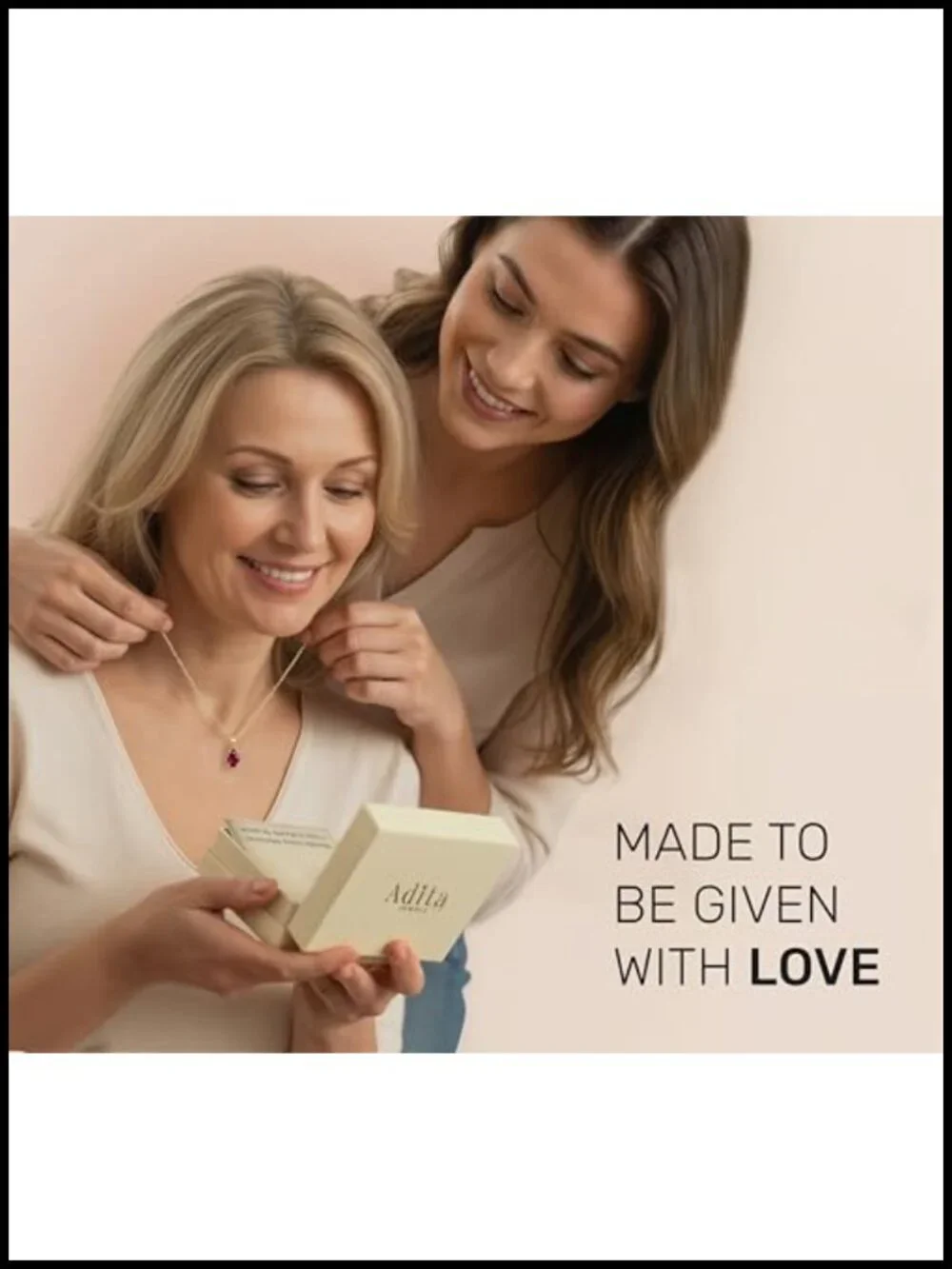 Gold Plated Sterling Silver Pendant Necklace for Women Mom Jewelry Gift